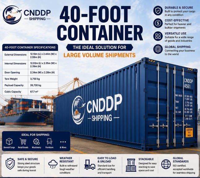 40-foot container from China