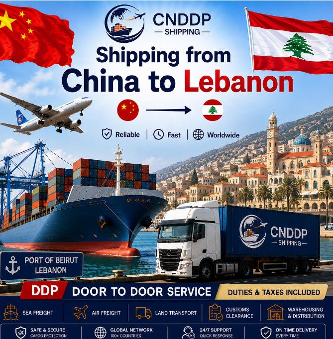 Shipping from China to Lebanon