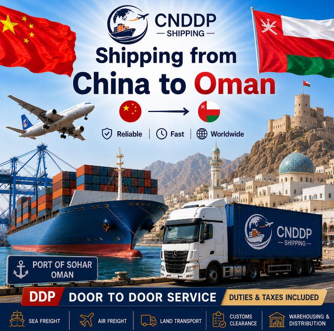 Shipping from China to Oman