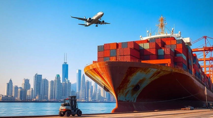 Sea and air freight from China to the UAE