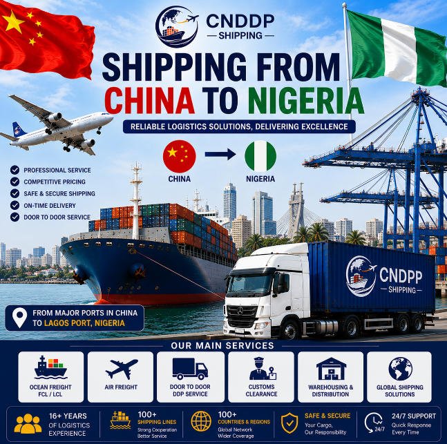 Shipping from China to Nigeria