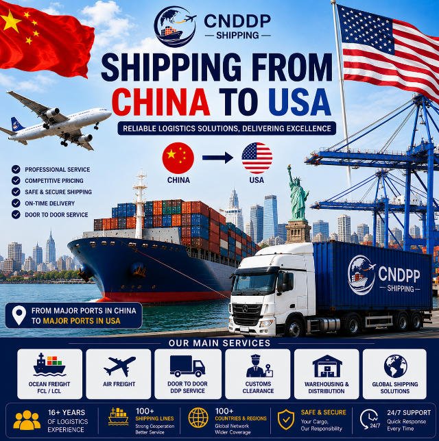 Shipping from China to the USA